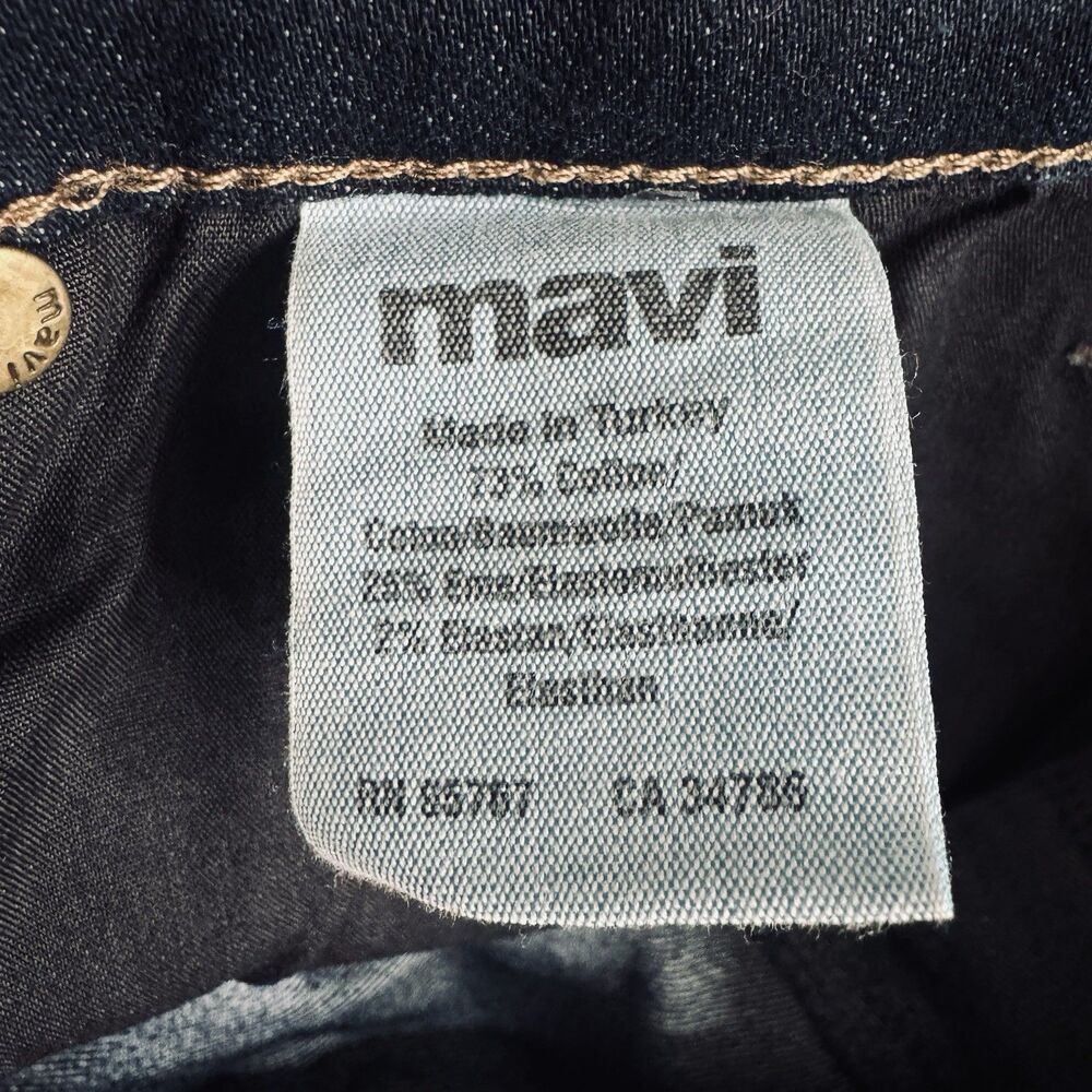 Mavi Molly Mid Rise Classic Bootcut Jeans 30 (29x30.5) Dark Blue Denim Womens - Picture 8 of 10